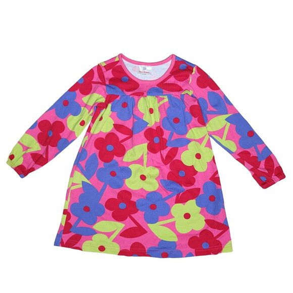 Hanna Andersson Other - Hanna Andersson Girls' Floral Print Long Sleeve Dress Size 110 Cotton us size 5